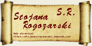 Stojana Rogožarski vizit kartica